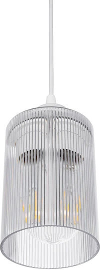 GloboStar Torus Pendant Light White Bell with Socket E27 10x10x77cm