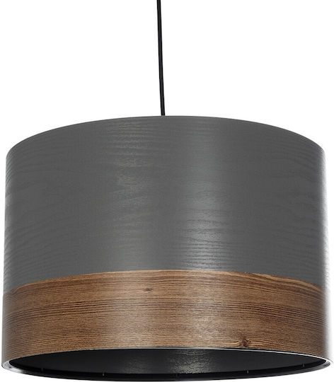 GloboStar Zyklus Κρεμαστό Φωτιστικό Γκρι με Ντουί E27 36x36x73εκ.