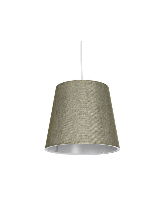 GloboStar Coney Κρεμαστό Φωτιστικό Πράσινο με Ντουί E27 26x26x93εκ.