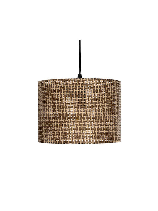 GloboStar Clairie Pendant Light Brown with Socket E27 22x22x93cm