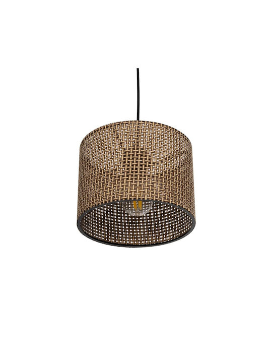 GloboStar Clairie Pendant Light Brown with Socket E27 22x22x93cm