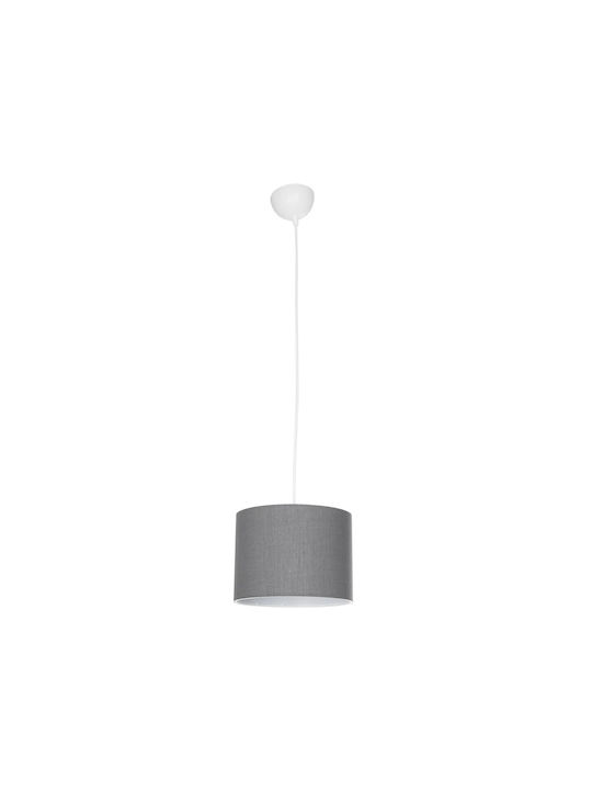 GloboStar Blaze Pendant Light Gray with Socket E27 22x22x90cm