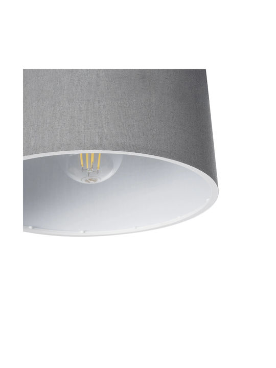 GloboStar Blaze Pendant Light Gray with Socket E27 22x22x90cm