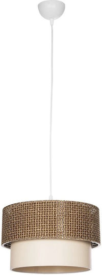 GloboStar Sissie Lustră Maro cu Dulie E27 30x30x93cm.