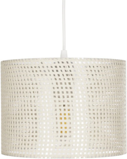GloboStar Clairie Pendant Light White with Socket E27 22x22x93cm