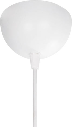 GloboStar Clairie Pendant Light White with Socket E27 22x22x93cm