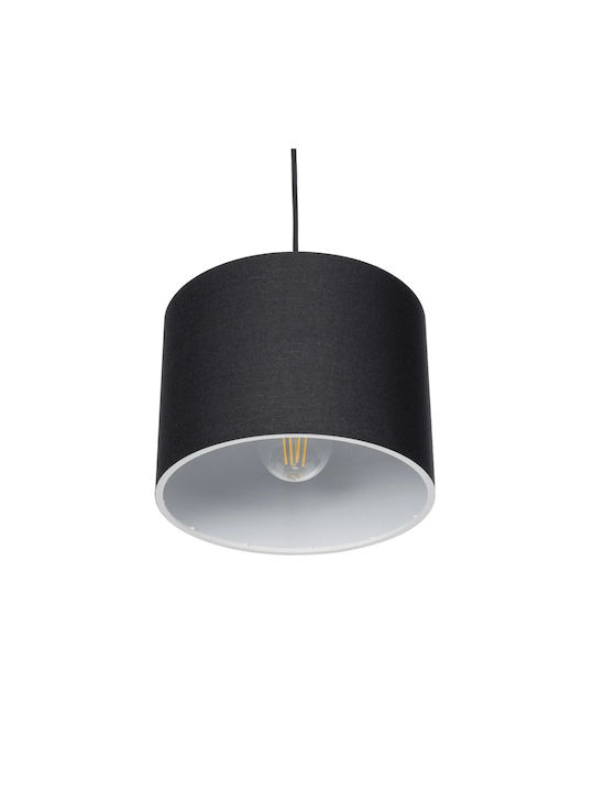 GloboStar Blaze Pendant Light Black with Socket E27 22x22x90cm