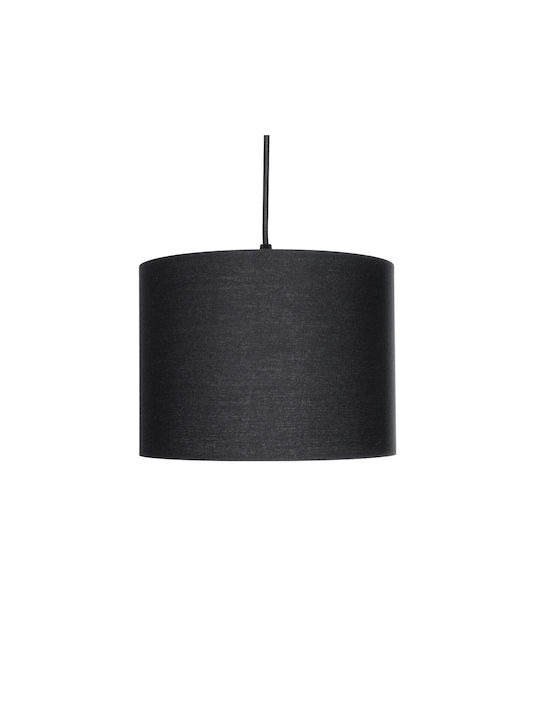 GloboStar Blaze Pendant Light Black with Socket E27 22x22x90cm