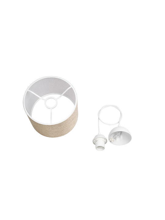 GloboStar Blaze Pendant Light Bronze with Socket E27 22x22x90cm