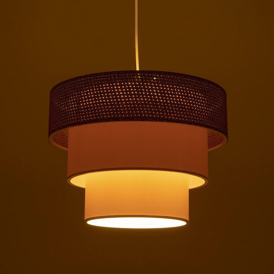 GloboStar Level Pendant Light Bronze with Socket E27 38x38x95cm