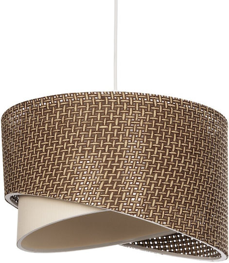 GloboStar Lili Pendant Light Bronze with Socket E27 38x38x95cm