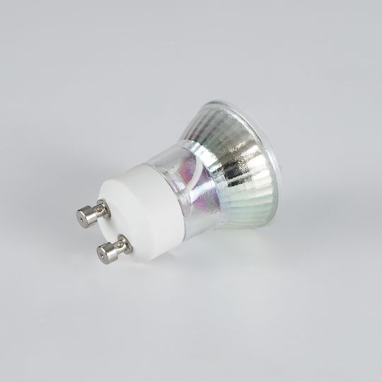 GloboStar Bec LED 4W 160mm pentru Soclu GU10 și Formă MR11 Roșu 300lm
