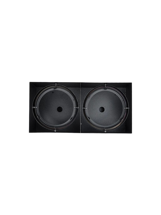 GloboStar Double Spot with Socket GU10 in Black Color