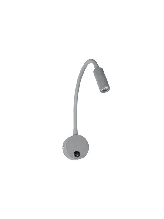 GloboStar Einzel LED Warmes Weiß Spot in Gray Farbe