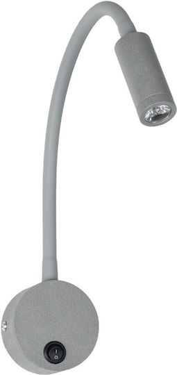 GloboStar Monos LED Alb Cald Spot în Culoare Gri
