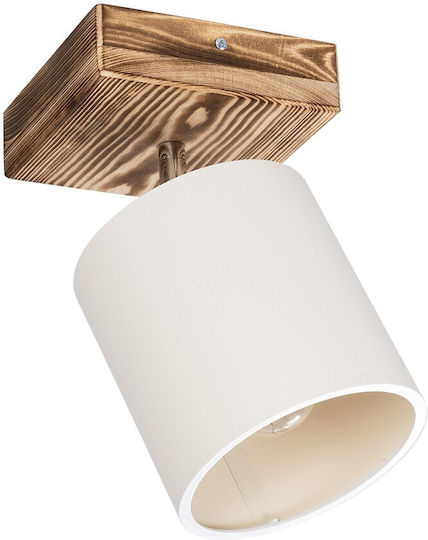 GloboStar Single Spot with Socket E27 in White Color