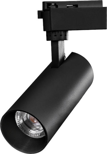 GloboStar Einzel LED Warmes Weiß Spot in Schwarz Farbe