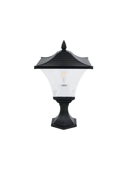 GloboStar Dirahio Outdoor Floor Lamp with Adjustable White Light IP65 for E27 Bulb Black