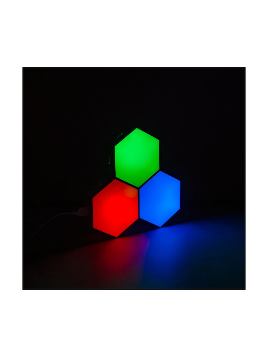 GloboStar Decorative Lamp Hexagon Multicolour
