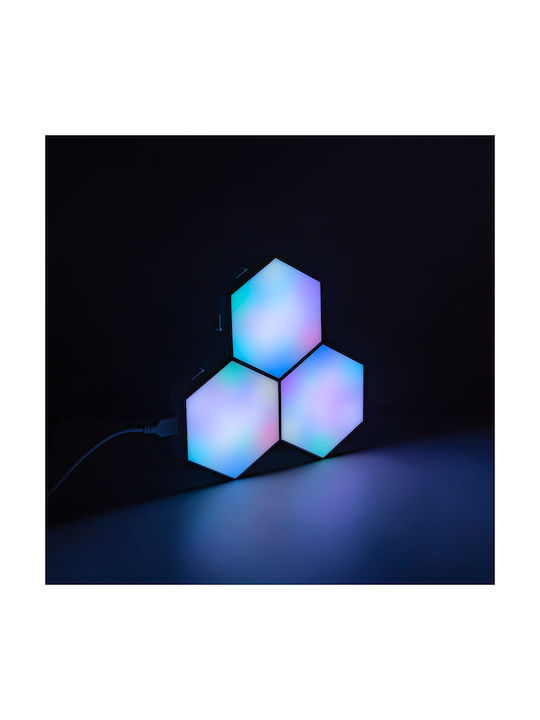 GloboStar Decorative Lamp Hexagon Multicolour