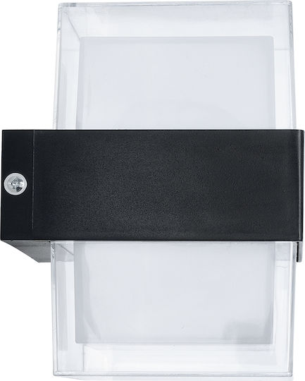 GloboStar Empire Επιτοίχιο Εξωτερικό Σποτ LED IP65 10W με Θερμό Λευκό Φως Διπλής Δέσμης