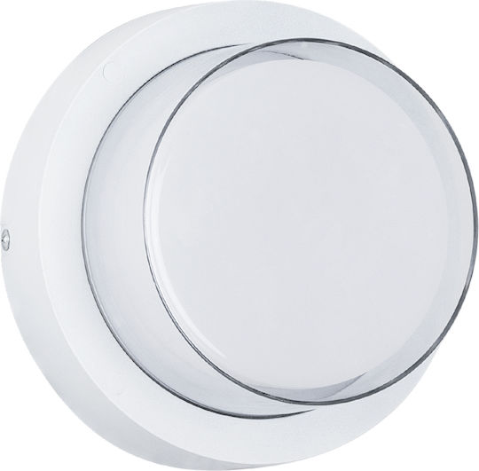 GloboStar Nexus Επιτοίχια Εξωτερική Πλαφονιέρα LED IP65 10W με Φυσικό Λευκό Φως 17x17x9εκ.