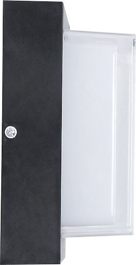 GloboStar Nexus Square Επιτοίχια Εξωτερική Πλαφονιέρα LED IP65 10W με Φυσικό Λευκό Φως 17x17x9εκ.
