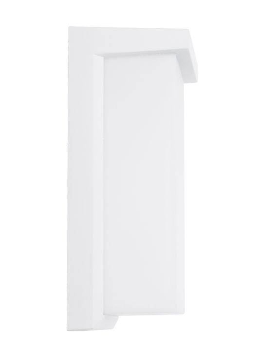GloboStar Loft Wall-Mounted Outdoor LED Ceiling Lamp IP65 18W with Natural White Light 24.5x11x9.5cm