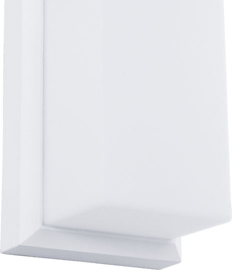 GloboStar Loft Επιτοίχια Εξωτερική Πλαφονιέρα LED IP65 18W με Φυσικό Λευκό Φως 24.5x11x9.5εκ.