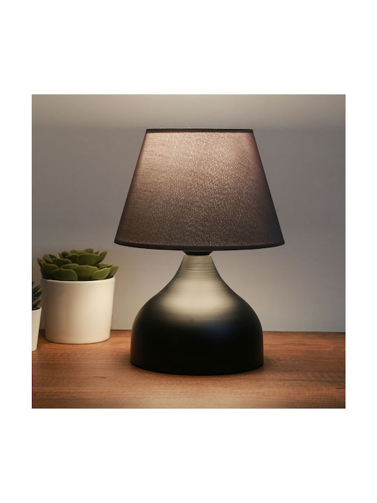 GloboStar Mickey Metal Table Lamp for Socket E27 with Black Shade and Base