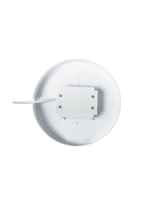 GloboStar Revano Deckenleuchte Badezimmer 17cm Weiß mit Integrierter LED