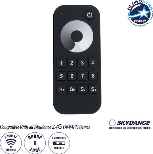 GloboStar Wireless Remote Control Touch RF 73121