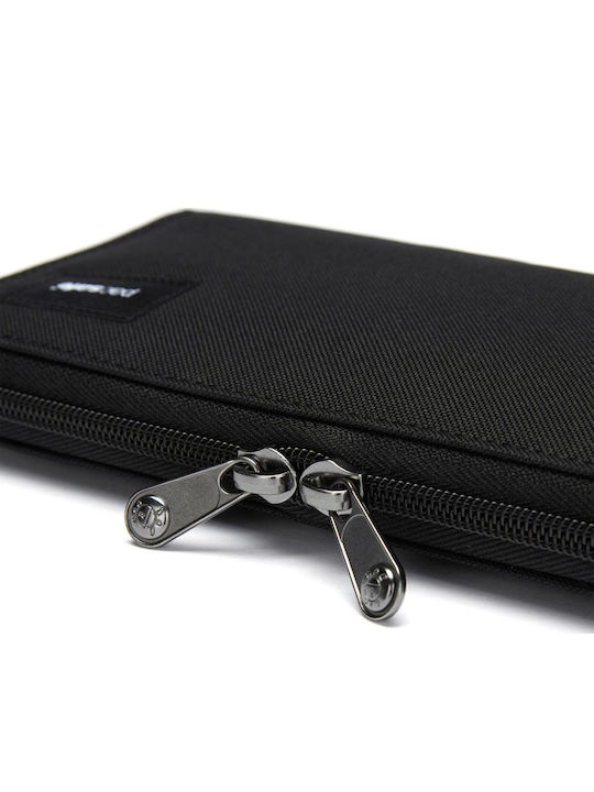 Wallet Ανδρικό Πορτοφόλι Ταξιδίου με RFID Μαύρο