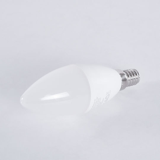 GloboStar Smart LED Bulb 5.5W for Socket E14 and Shape C37 Adjustable White 550lm Dimmable