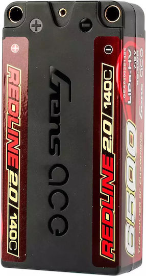 Gens Ace Redline Μπαταρία Li-Po 7.6V 6500mAh 140C 2S για Τηλεκατευθυνόμενο