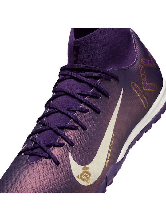Nike Mercurial Superfly 10 Academy Kylian Mbappé Футболни Обувки с Гумена Подметка Син