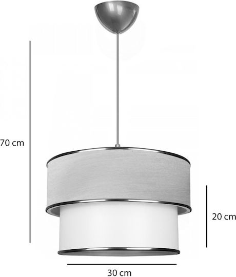 Pakketo PWL-1089 Κρεμαστό Φωτιστικό Χρυσό 30x30x20εκ.