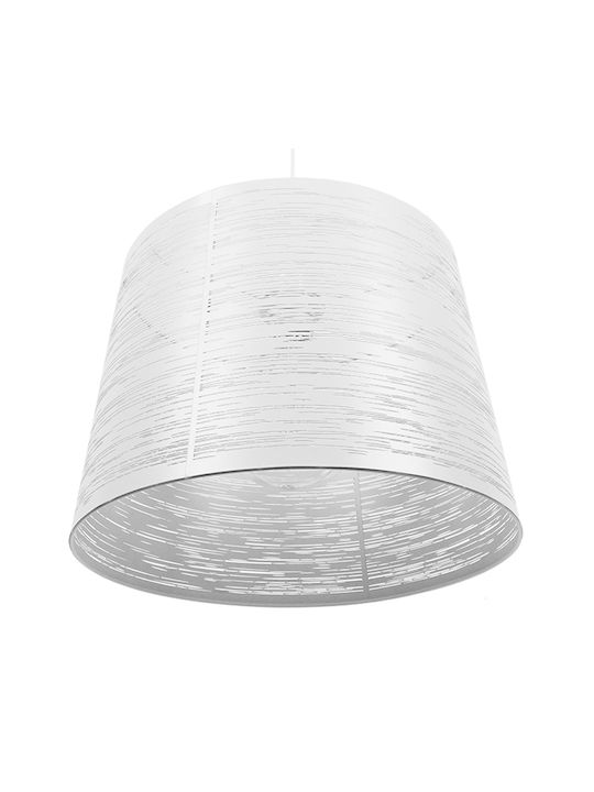GloboStar Accademia White Bell Pendant Ceiling Light with E27 Socket 35x25x25cm