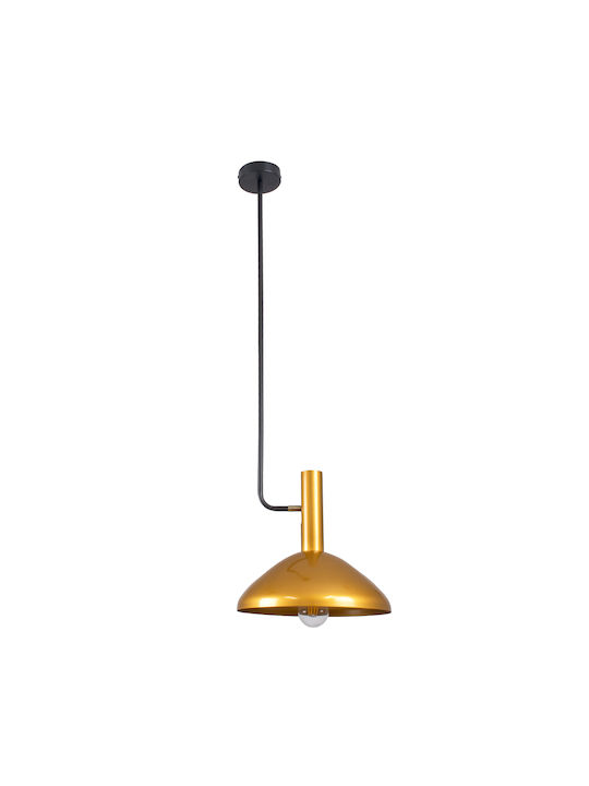 GloboStar Katie Pendant Light Gold Bell with Socket E27 35x35x120cm