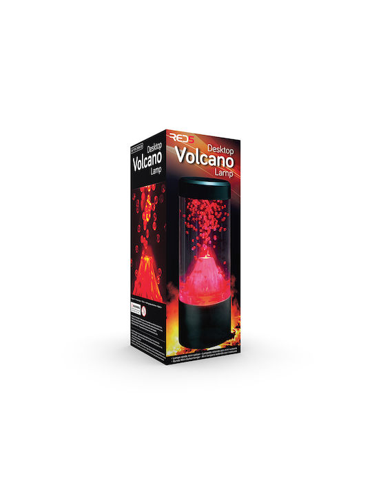 The Source Mini Volcano Decorative Lamp Lava Lamp Red