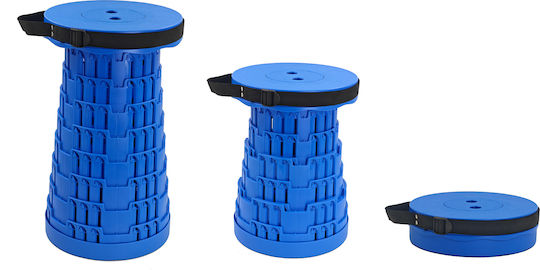 Powertech Powertech Folding Stool Beach Blue 25.5x45cm