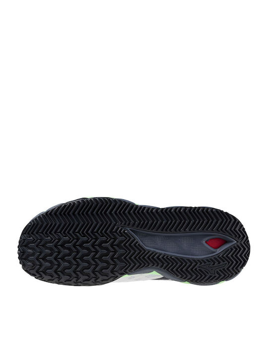 Mizuno Wave Enforce Tour Ανδρικά Παπούτσια Padel για Χωμάτινα Γήπεδα Λευκά