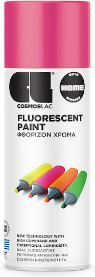 Cosmos Lac Σπρέι Βαφής Fluorescent Paint με Glitter Εφέ Κόκκινο 490 400ml