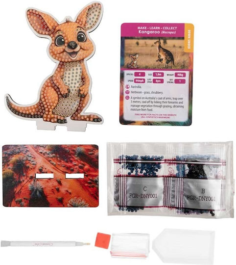 Diamond Painting Kit Craft Buddy Crystal Art Buddies Känguru 7 Teile