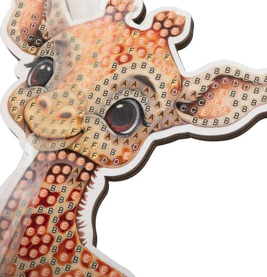 Set Pictură cu Diamante Craft Buddy Crystal Art Buddies Girafă 7 Piese