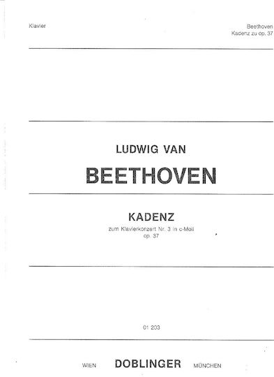 Beethoven Kadenz Op 37