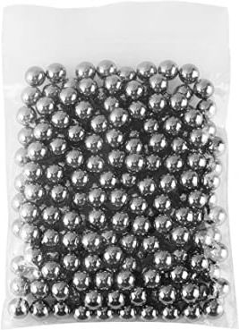 Set Praștie din Lemn 100 Bile Metalice Airsoft 8 Mm Praștie 19 Cm Maro