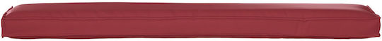 vidaXL Pernă Waterproof Pentru Bancă De Perne Pentru Scaune De Grădină Burgundy 2 Buc 40x200 cm