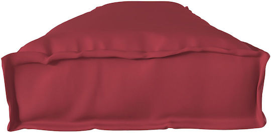 vidaXL Pernă Waterproof Pentru Bancă De Perne Pentru Scaune De Grădină Burgundy 2 Buc 40x200 cm