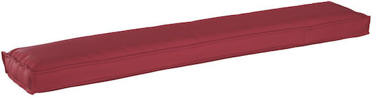 vidaXL Pernă Waterproof Pentru Bancă De Perne Pentru Scaune De Grădină Burgundy 2 Buc 40x200 cm